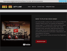 Tablet Screenshot of letsjamcos.com